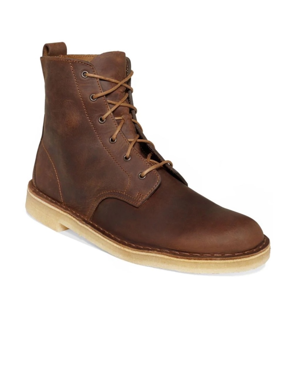 Clarks- Desert Mali Boot Men's Dark Brown Leather Chukka Lace-Up Boots. Sz 9